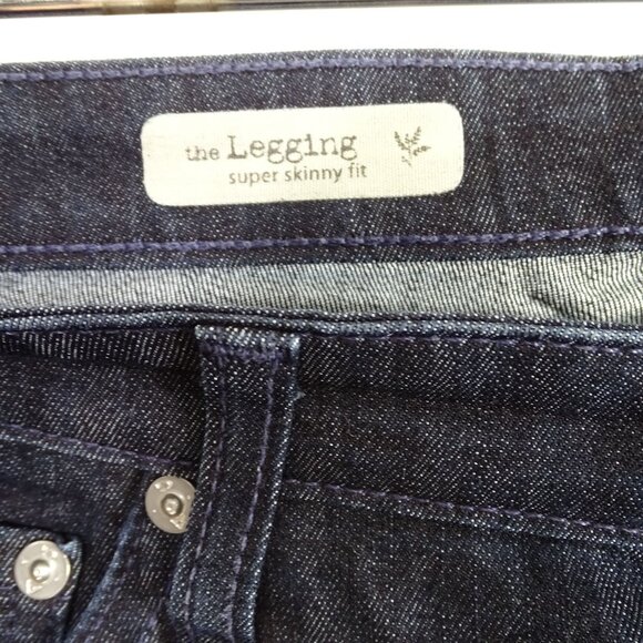 AG Adriano Goldschmied The Legging Super Skinny Jeans Dark Wash Women Size 31 R - Picture 5 of 10